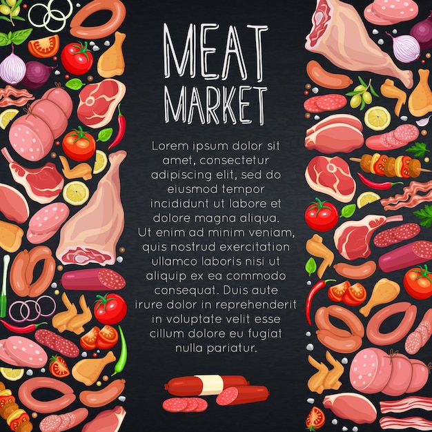 Productos cárnicos con verduras