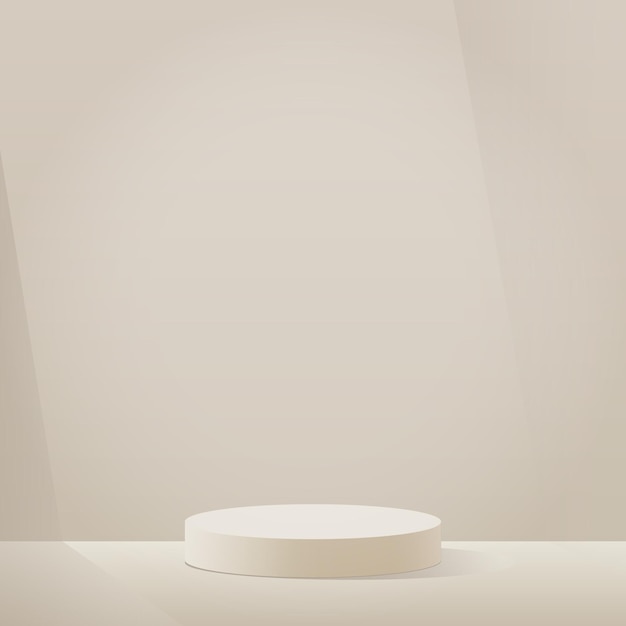 productos de fondo 3D escena de podio minimalista con plataforma geométrica