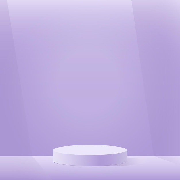 productos de fondo 3D escena de podio minimalista con plataforma geométrica
