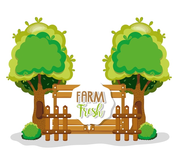 Productos frescos de granja