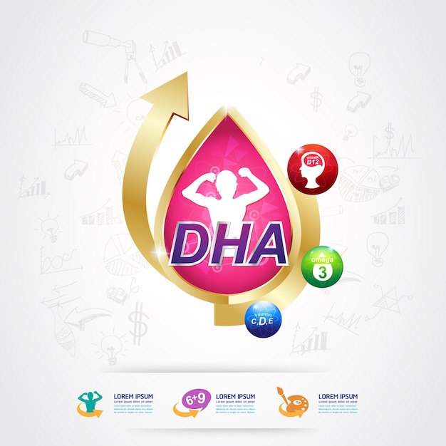 Productos con logotipo de Omega Nutrition y Vitamin para niños.