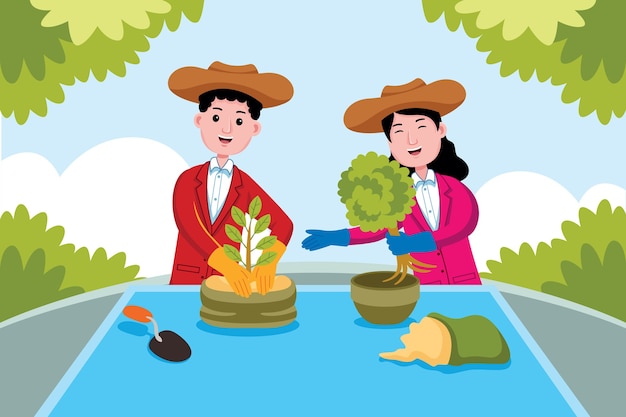 Profesión de jardinero