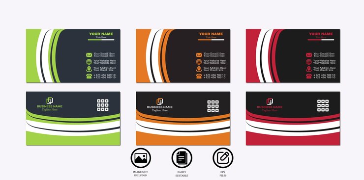 Profesional Moderno Creativo y Limpio Visita a la empresa Identificar el diseño de la tarjeta de visita
