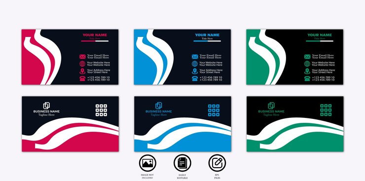 Profesional Moderno Creativo y Limpio Visita a la empresa Identificar el diseño de la tarjeta de visita