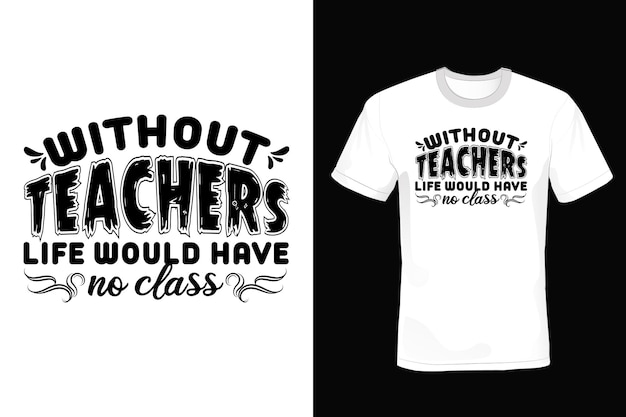 Profesor camiseta diseño tipografía vintage