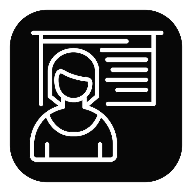Profesor Ilustración vectorial