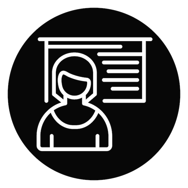 Profesor Ilustración vectorial