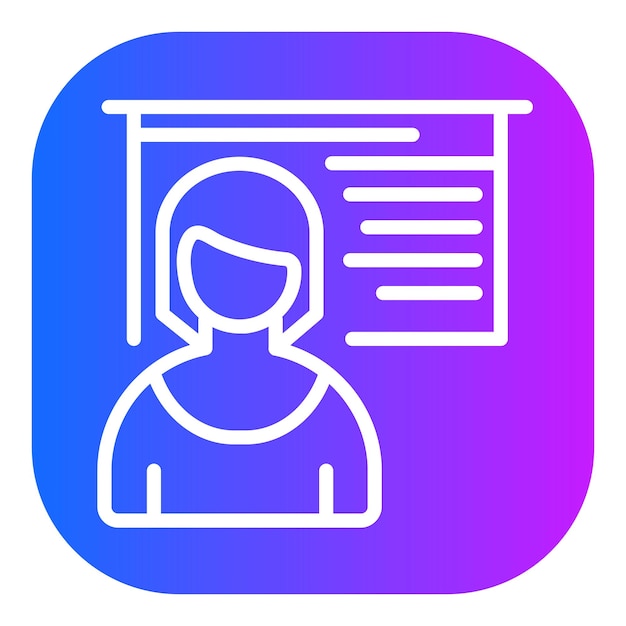 Profesor Ilustración vectorial