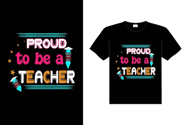 Profesor vintage letras coloridas tipografía camiseta diseño ojo almacenamiento en caché vector arte