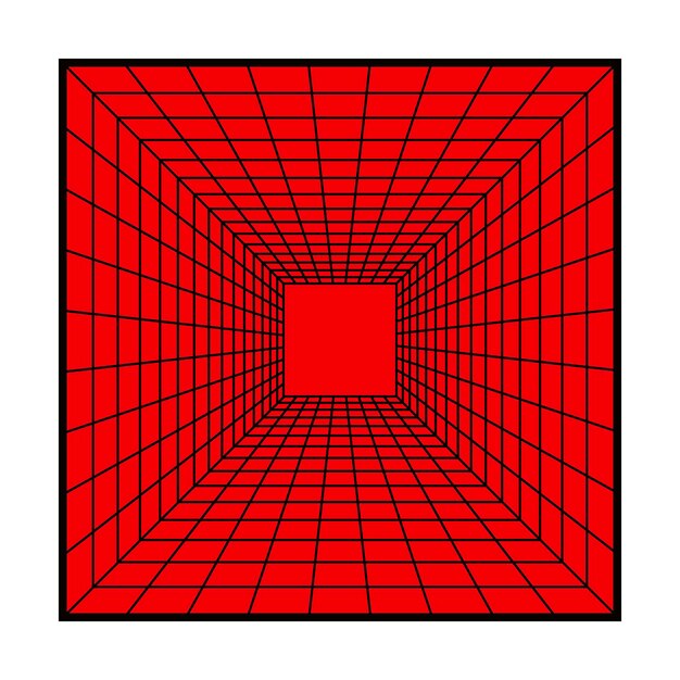 profundidad de la línea del túnel ilusión de arte profundidad elementos de diseño de cajas 3D para presentaciones de tarjetas de identificación y otros