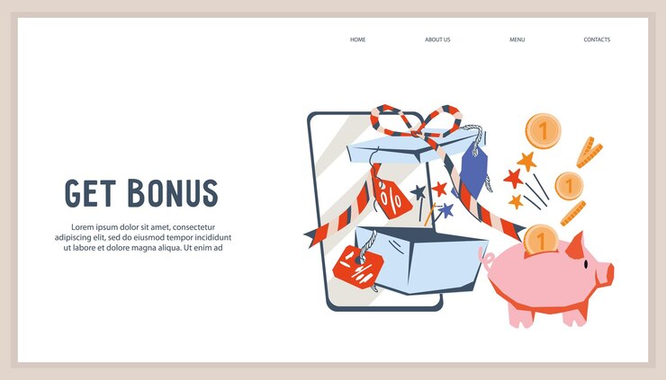 Vector programa de bonificación o referencia concepto de negocio de devolución de efectivo plantilla de banner web estilo plano ilustración vectorial promociones de devolución de efectivo y recompensas para el concepto de lealtad de los clientes