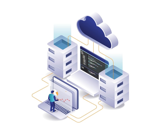 Vector programa profesional de análisis de datos lingüísticos