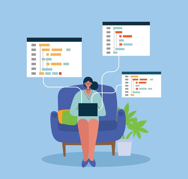 Programación y codificación, Desarrollo de sitios web, Diseño web.