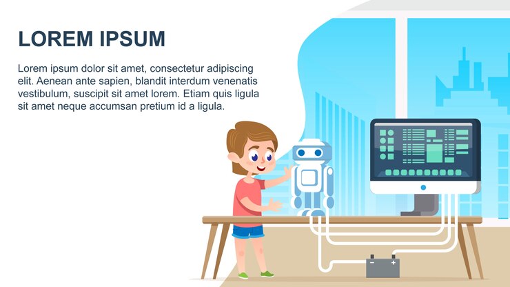 Vector programación de robots educativos