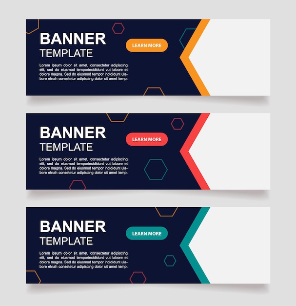 Programador curso en línea plantilla de diseño de banner web