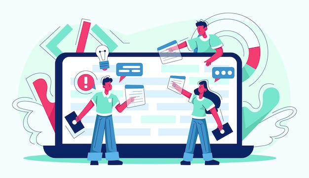 Programadores que codifican participando en interacciones tecnológicas colaborativas para fomentar ideas creativas y