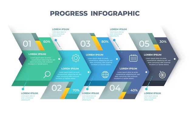 el progreso de la infografía vecteezy_backgroundillustration_dp0423