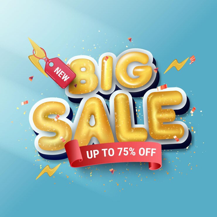 Promoción de banner de venta de redes sociales de nuevos productos
