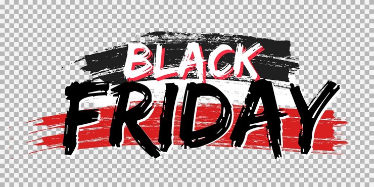 Vector promoción dinámica del viernes negro diseño de estilo de pincel