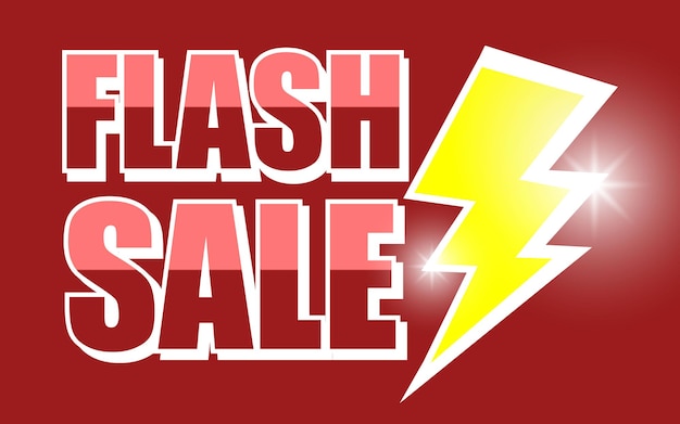 Promoción de plantilla de banner de descuento de venta flash