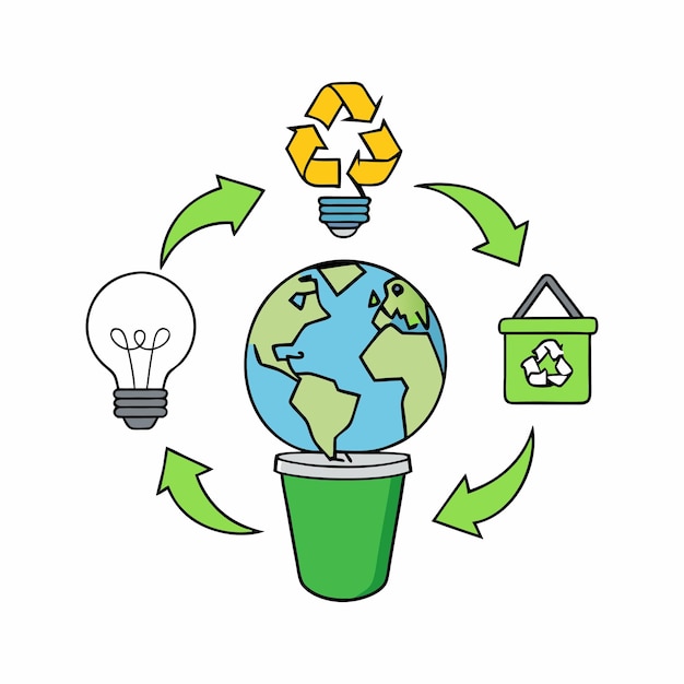 Promover el reciclaje, inspirar la reutilización creativa y garantizar una gestión efectiva de los residuos para un avión más limpio