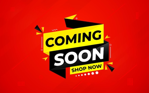 Pronto a la venta plantilla vectorial de banner de gran apertura elemento gráfico vectorial etiqueta de supertienda diseño promocional colección de fondo del festival de apertura del producto