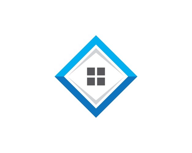Propiedad y construcción Diseño de logotipo para el signo corporativo de negocios
