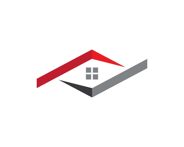 Propiedad y construcción Diseño de logotipo para el signo corporativo de negocios