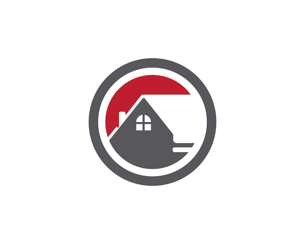 Propiedad y construcción Diseño de logotipo para el signo corporativo de negocios