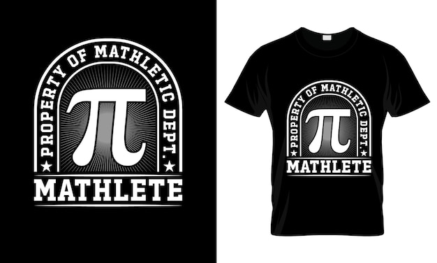 Propiedad del Departamento de Matemáticas Diseño de camiseta gráfica colorida Pi Day
