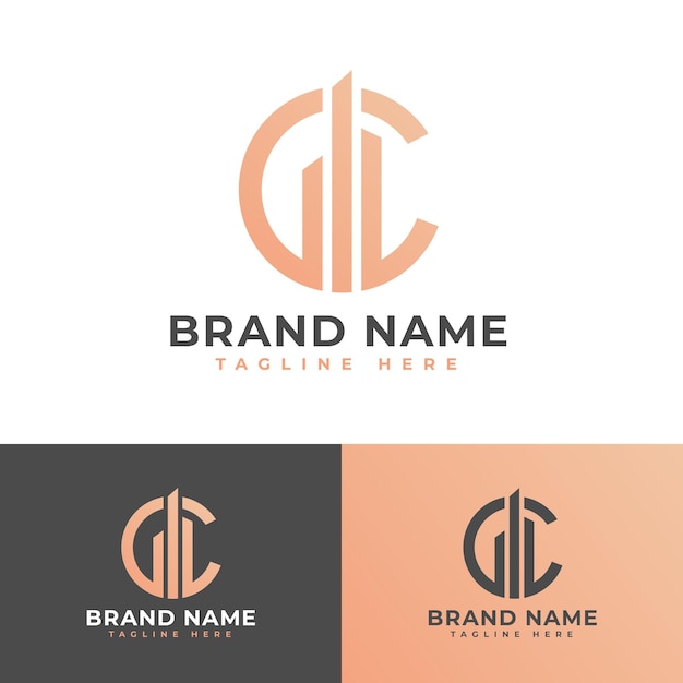 Propiedad de la letra C icono de símbolo del paisaje urbano diseño vectorial de stock de logotipo plano