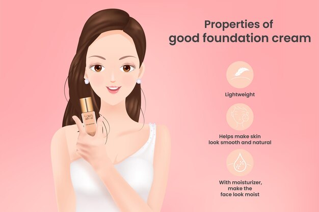 Propiedades de una buena base de maquillaje