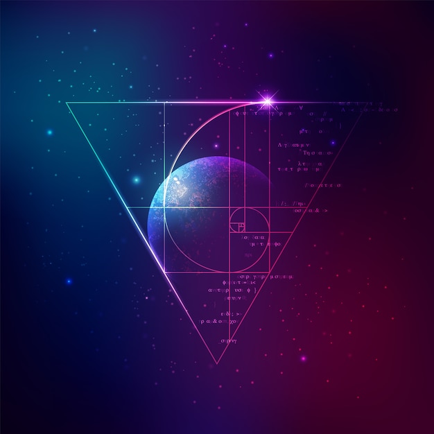 Vector proporción áurea