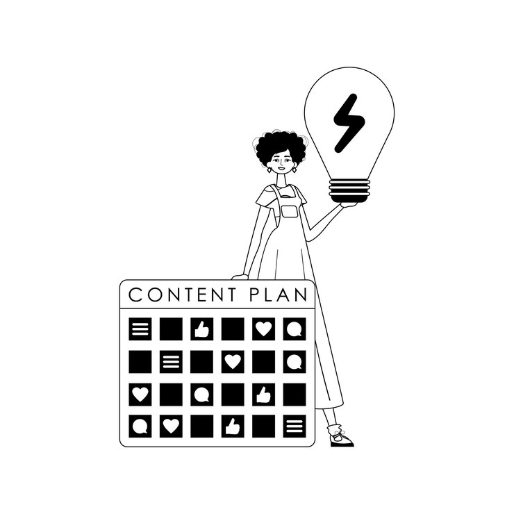 Vector propósito del condensador hija y la bombilla cómoda presente de sociable neto oscurecer y blanco manera analógica estilo de moda ilustración vectorial