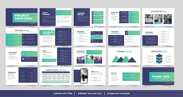 Propuesta de proyecto o plantilla de powerpoint de propuesta de negocio