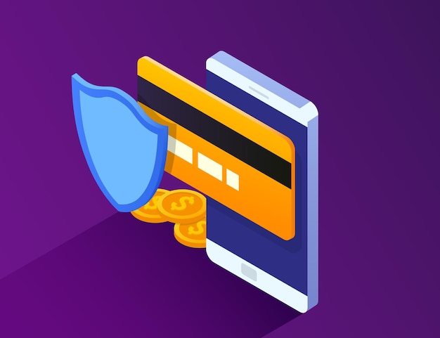 Protección de datos personales con concepto de pagos móviles