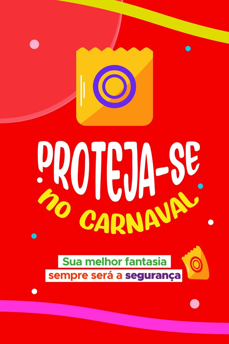 Vector protección para la prevención del carnaval brasileño
