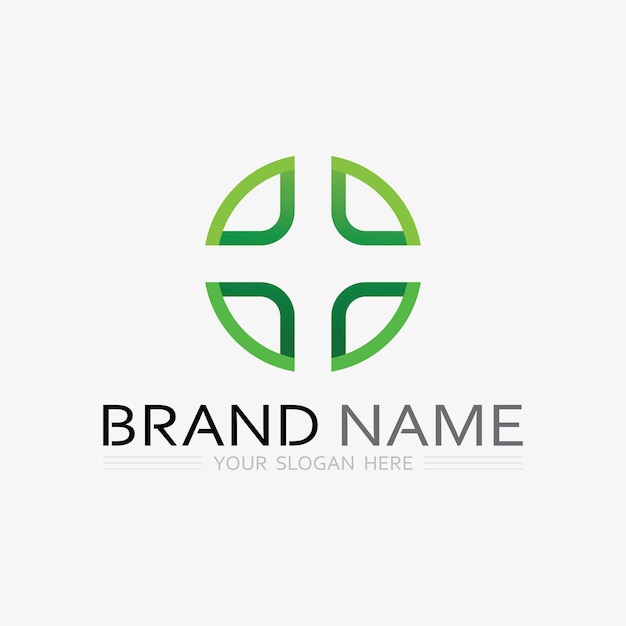 protección de la salud con diseño de logotipo de escudo plantilla vectorial para empresa médica o de seguros vector