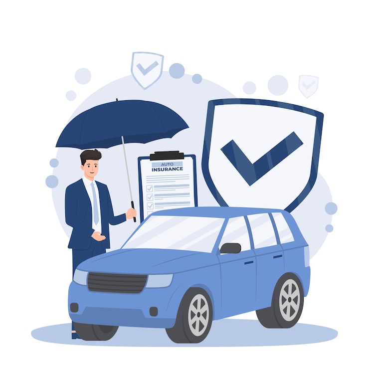 Vector protección de seguros de automóviles asegure su vehículo con una cobertura completa