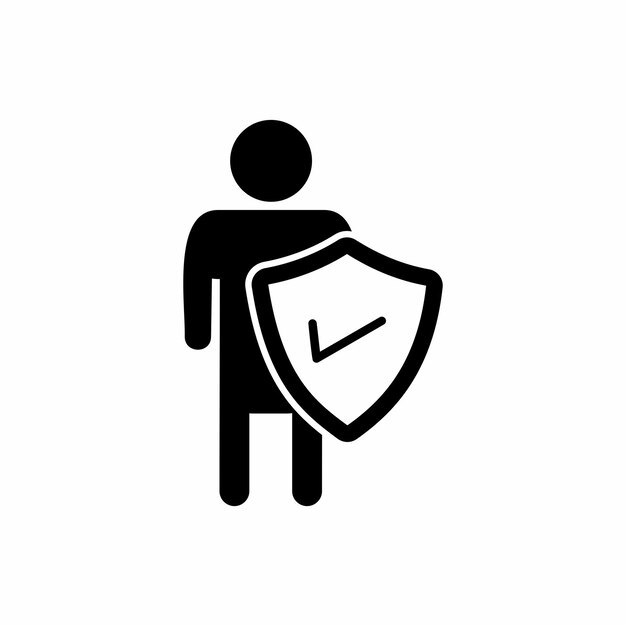 Protecciones humanas Icono de nutrición y dieta Alimentos saludables y dieta de desintoxicación Iconos vectoriales