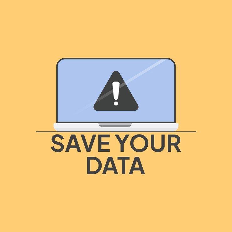 Vector protege tus datos contra el phishing digital y los delitos de estafa protección de datos ilustración vectorial