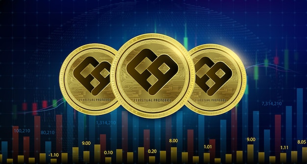 Protocolo perpetuo Moneda PERP Blockchain de criptomonedas Tecnología de reemplazo de moneda digital