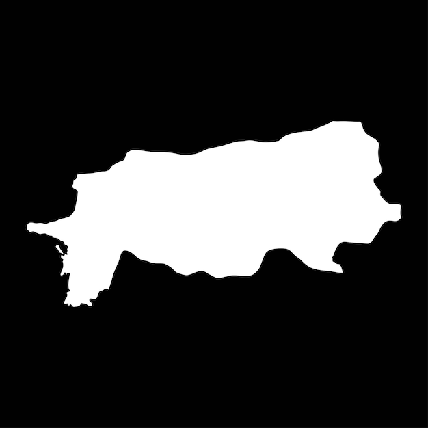 Provincia de Aydin mapa divisiones administrativas de Turquía Ilustración vectorial