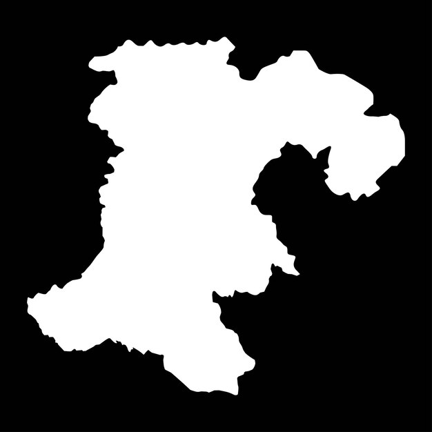 Provincia de Champasak mapa división administrativa de la República Democrática Popular Lao