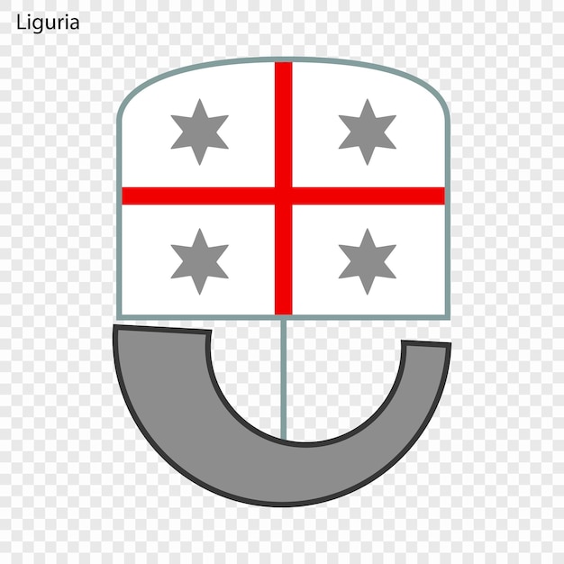 Vector provincia emblema de italia