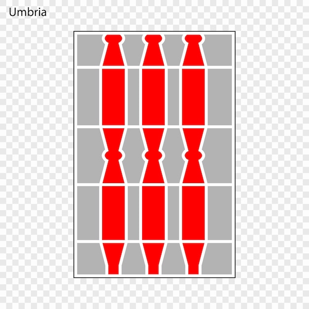 Vector provincia emblema de italia