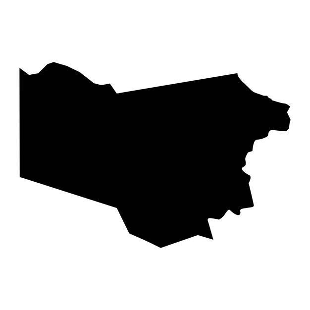 Provincia de Enga mapa división administrativa de Papúa Nueva Guinea Ilustración vectorial