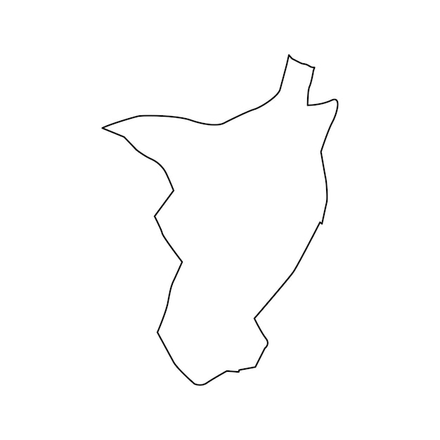 Provincia de Govisumber mapa división administrativa de Mongolia Ilustración vectorial