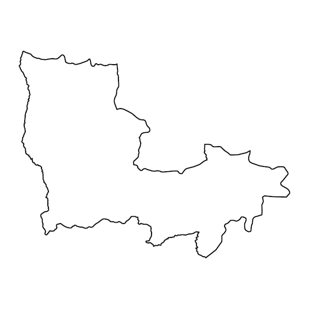 Provincia de Lualaba mapa división administrativa de la República Democrática del Congo Ilustración vectorial