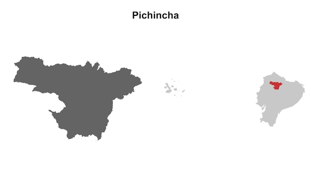 Provincia de Pichincha Mapa del Ecuador